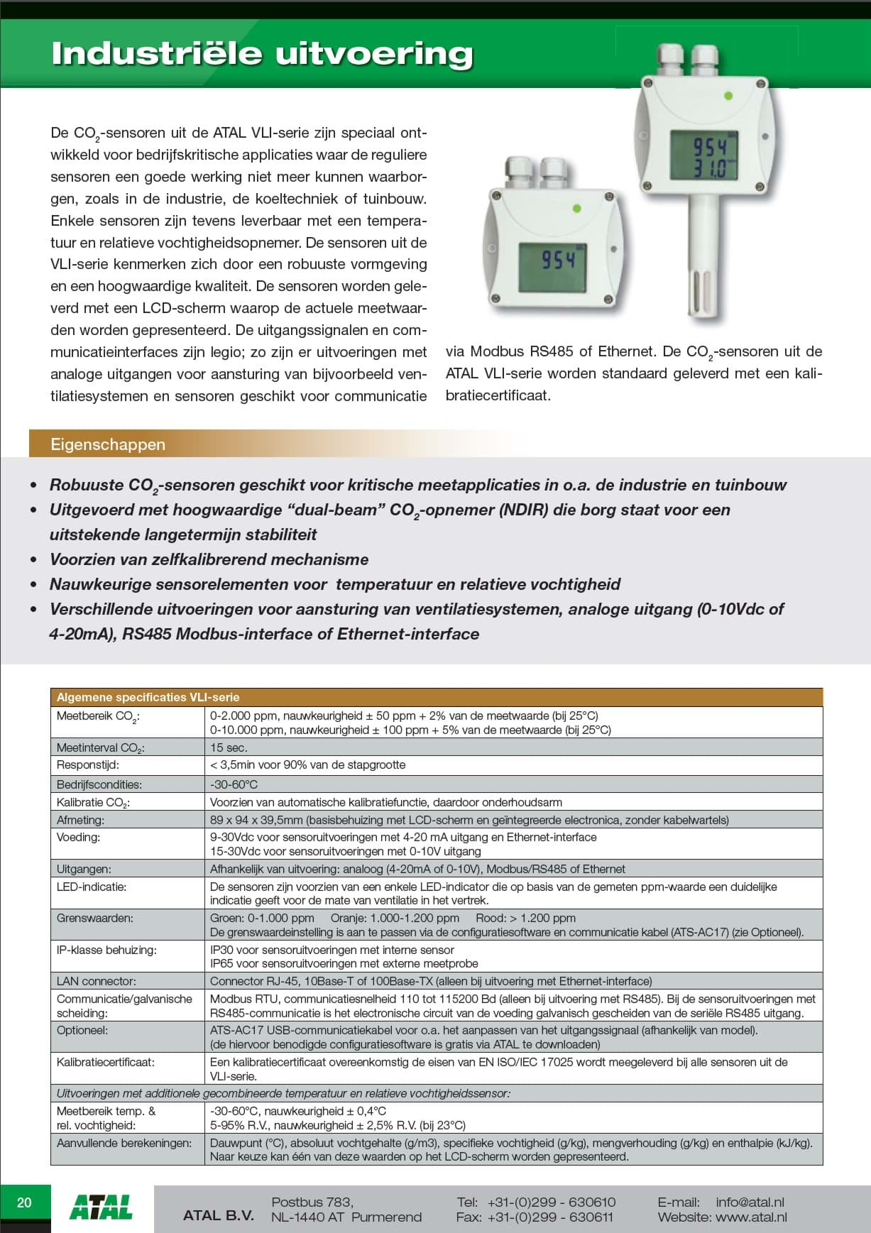 ATAL brochure VLI serie